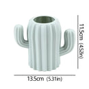 Axyaa Plastic Vase: Unbreakable Cactus Flower Pot & Pen Holder