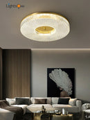 Axya Round Bedroom Ceiling Light - All Copper, Simple Design, Luxury Aesthetics