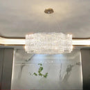 Axyaa Crystal Chandelier - Elegant Light Luxury Style for Living Room, Hall, Restaurant