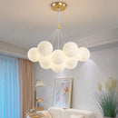 Axyaa Nordic Moon Bubble Planet LED Chandelier for Princess Room