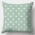 Axyaa Geometric Texture Cushion Cover 45x45cm Polyester Decorative Pillow Cover