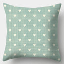Axyaa Geometric Texture Cushion Cover 45x45cm Polyester Decorative Pillow Cover