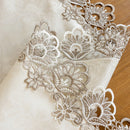 Axyaa White Lace Tablecloth - Elegant Dining & Wedding Table Cover
