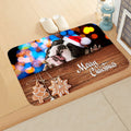 Axyaa Christmas Animal Print Door Mat - Non-Slip Home Decoration