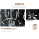 2026 Axyaa Starry Sky Pendant Light: High-End Villa Art for Dining, Bedroom & Dressing Room