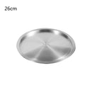 Axyaa Stainless Steel Drain Colander Basket for Round Rice Washing and Straining