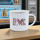 Axyaa Couple Bear Enamel Mug - Valentine's Coffee Cup Gift