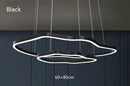 Axyaa Modern Terraces Chandelier Indoor LED Pendant Lamps in Coffee/Gold for Living Room