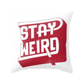 Axyaa Red Square Pillow Case for Home Décor