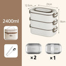 Axyaa Stainless Steel Lunch Box Set with Heat Retention for Office & Students