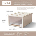 Axyaa Closet Organizer Storage Bins with Lid: Desktop Box for Clothes, Socks, Underwear