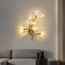 Axyaa Ginkgo Leaf Wall Lamp: Luxury Acrylic Nordic Light for Living Room, Bedroom, Hallway