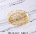 Axyaa Acrylic Fruit Plate - Large, Snack & Sugar Tray - Plastic - Elegant Design