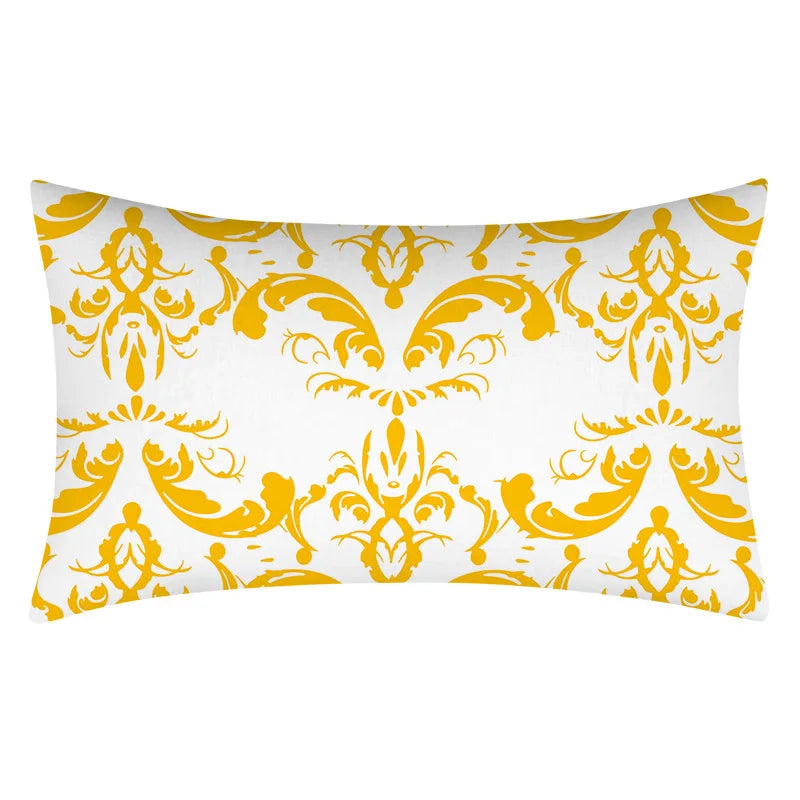 Axyaa Geometric Cushion Cover 30x50 Polyester Pillowcase for Home Decor