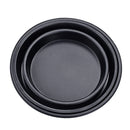 Axyaa Non-Stick Carbon Steel Pizza Pan Deep Dish Tray Set