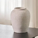 Axyaa Ceramic Zen Vase, Rustic Terra Cotta Pitcher, Farmhouse Pottery Decor