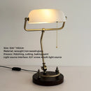 Axyaa Green Glass Cover Table Lamp with Light Bulbs