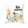 Maple Pumpkin Autumn Pillowcase Sofa Seat Cushion Cover by Axyaa
