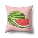 Axyaa Fresh Summer Fruit Printed Cushion Cover for Home Sofa 45x45cm