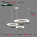 Axyaa Minimalist Circular Pendant Lights: Luxury Acrylic Lamps for Stylish Living Spaces