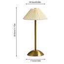 Axyaa Nordic Wooden Base Table Lamp - Modern Bedroom Living Room Decor