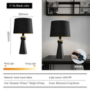 Axyaa LED Floor Lamp with Unique Fabric Shade & Solid Wood Design