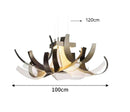 Axyaa Pendant Lights Hanging Chandeliers Modern Dining Room Ceiling Lamp LED Lighting
