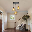 Axyaa Retro Industrial E27 Pendant Light for Farm Living Room Bedroom Dining Hallway