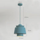 Axyaa Modern Macaron LED Pendant Chandelier for Home and Commercial Decor