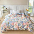 Axyaa Striped Cotton Duvet Cover for Queen/King Size Double Bed - Single Bed Kids Cover
