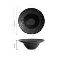 Axyaa Frosted Ceramic Soup Dessert Pasta Fruit Salad Molecular Cuisine Bowl