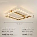 Axyaa Luxury Crystal LED Ceiling Chandelier with Smart Dimmable Lights and Artistic Design