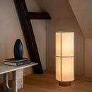 Axyaa Japanese Style Wabi-sabi Floor Lamp with Vintage Cloth Lampshade
