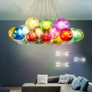 Axyaa Colorful Glass Ball Bubble Chandelier