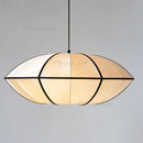 Axyaa Nordic Style Zen Chandelier Silk Lantern LED Pendant Light