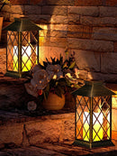 Axyaa Solar Flameless Candle Hanging Lamp for Outdoor Party Decor
