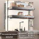 Axyaa Over Sink Dish Drying Rack & Organizer Shelf - Adjustable Multifunctional Storage