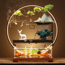Axya Flowing Water Ornament Landscape Fish Tank Fountain - Creative Home Decoration