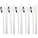 Axyaa Black Gold Stainless Steel Cutlery Set - 10Pcs Luxury Korean Tableware