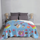 Axyaa Cozy Throw Blanket for Sofa Bed, Personalized Gift, Warm Winter Anime Cosplay