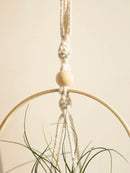 Axyaa Macrame Air Hanging Planter Flower Pots - Boho Home Decor Basket