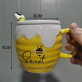 Axyaa Cartoon Ceramics Mug: Cute Coffee Milk Tea Cup Drinkware Gift