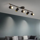 Axyaa Modern Black LED Ceiling Spotlight Chandelier for Home Lighting