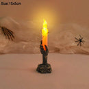 Axyaa Halloween Ghost Candle Light for Spooky Home Decor & Happy Parties