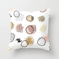 Axyaa Mid Century Geometry Abstract Pillow Case for Home Sofa Decor