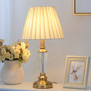 Axyaa Crystal Table Lamp | Modern Bedroom Bedside Light | European Home Decor