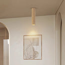 Yellow Cave Stone Tube Lamp for Wabi Sabi Living by Axyaa