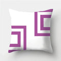 Axyaa Geometric Pattern Polyester Cushion Cover for Sofa Decor or Throw Pillow