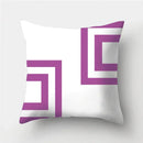 Axyaa Geometric Pattern Polyester Cushion Cover for Sofa Decor or Throw Pillow