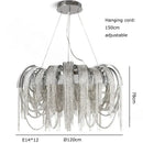 Axyaa Luxury Tassels Pendant Lights Modern Chandelier for Bedroom Home Decor